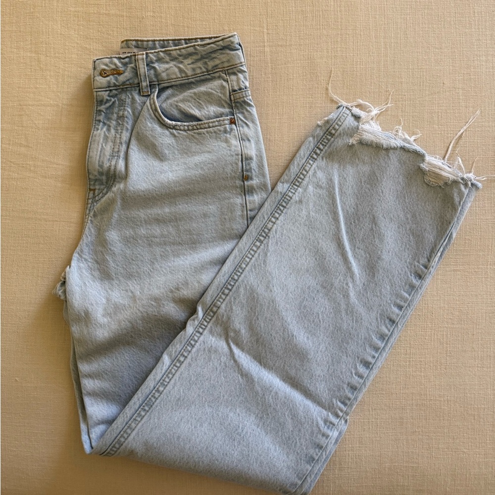 Zara Light Blue Denim Jeans